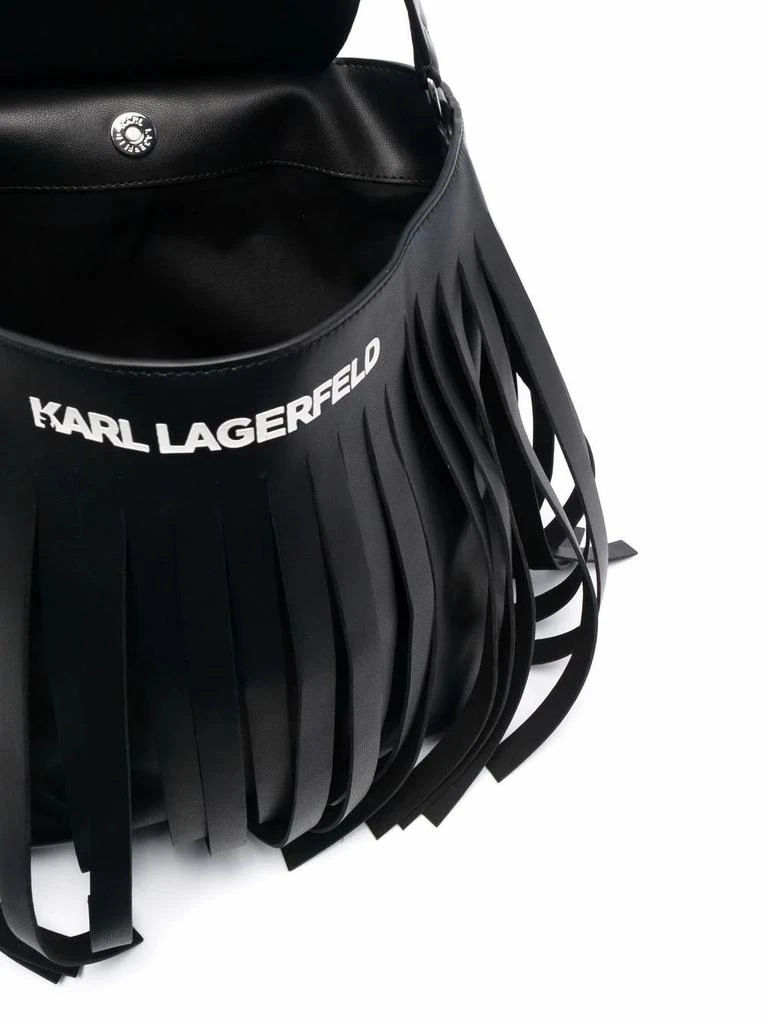 商品Karl Lagerfeld Paris|Karl lagerfeld women's black polyurethane shoulder bag,价格¥3339,第4张图片详细描述