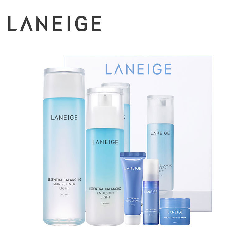 商品[国内直发] Laneige|兰芝水凝水乳水库凝肌护肤两件套装补水保湿水衡,价格¥445,第1张图片