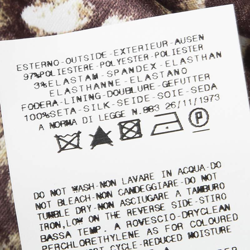 Just Cavalli Animal Print Satin Flared Bottom Maxi Skirt M商品第6张图片规格展示