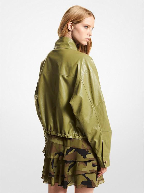 商品Michael Kors|Faux Leather Anorak,价格¥820,第4张图片详细描述