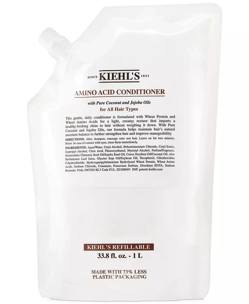 商品Kiehl's|Amino Acid Conditioner Refill, 33.8-oz.,价格¥438,第1张图片