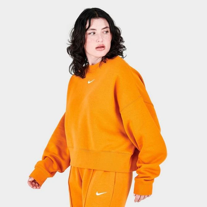 商品NIKE|Women's Nike Sportswear Collection Essentials Oversized Fleece Crewneck Sweatshirt,价格¥112,第3张图片详细描述