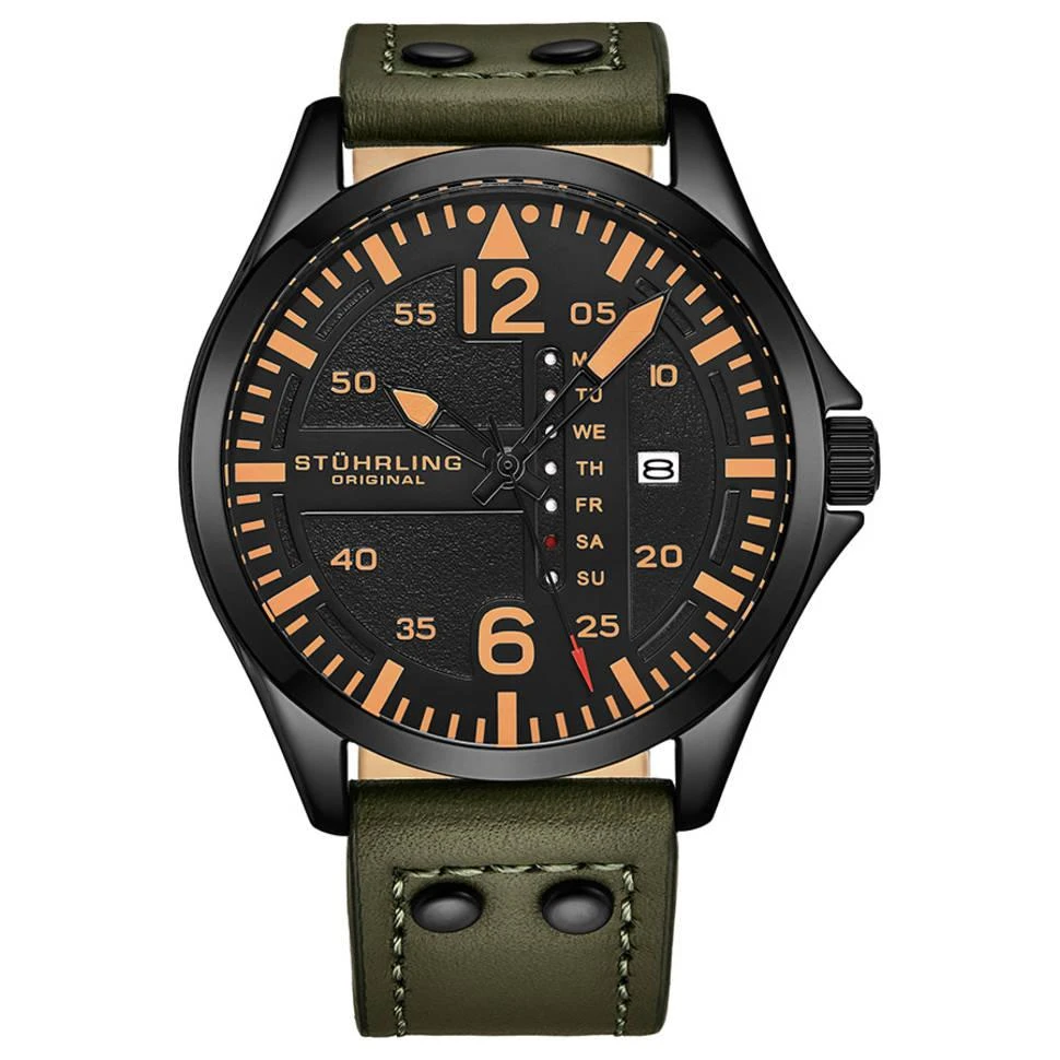 商品Stuhrling|Stuhrling Aviator Men's Watch,价格¥604,第1张图片