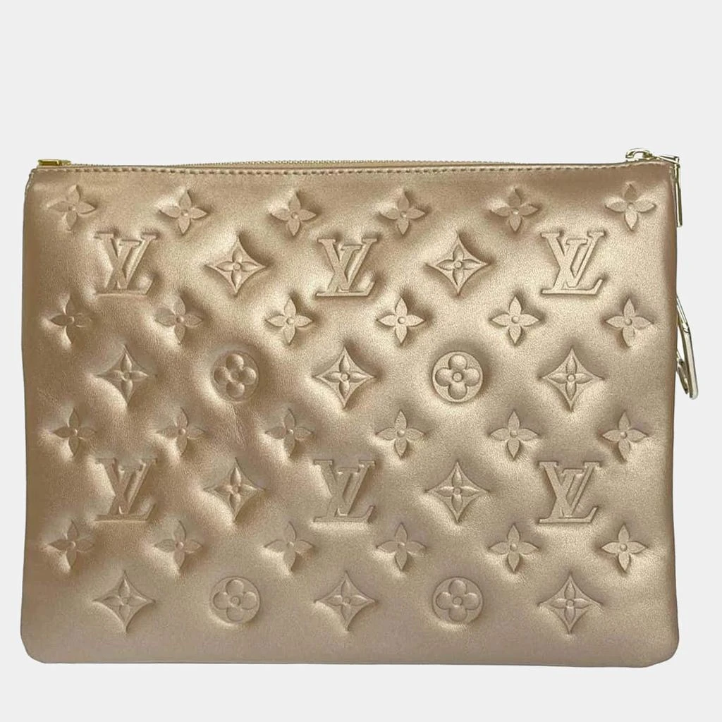 商品[二手商品] Louis Vuitton|Louis Vuitton Gold Monogram Embossed Leather Coussin PM Shoulder Bag,价格¥25307,第5张图片详细描述