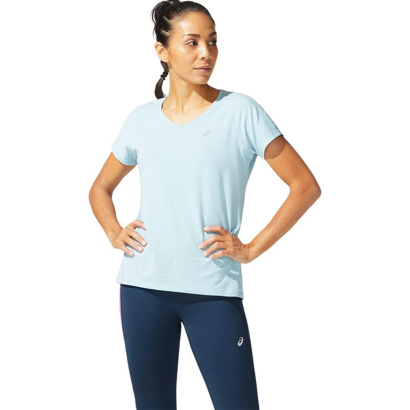ASICS® V-Neck Short Sleeve Running Top - Women's商品第1张图片规格展示