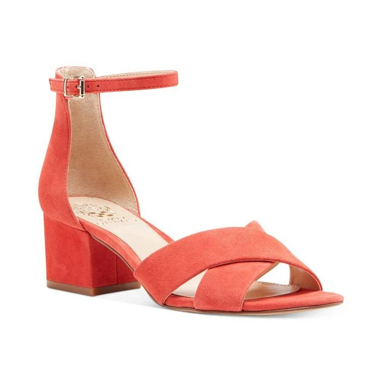 商品Vince Camuto|Florrie Two-Piece Block-Heel Sandals,价格¥321,第1张图片