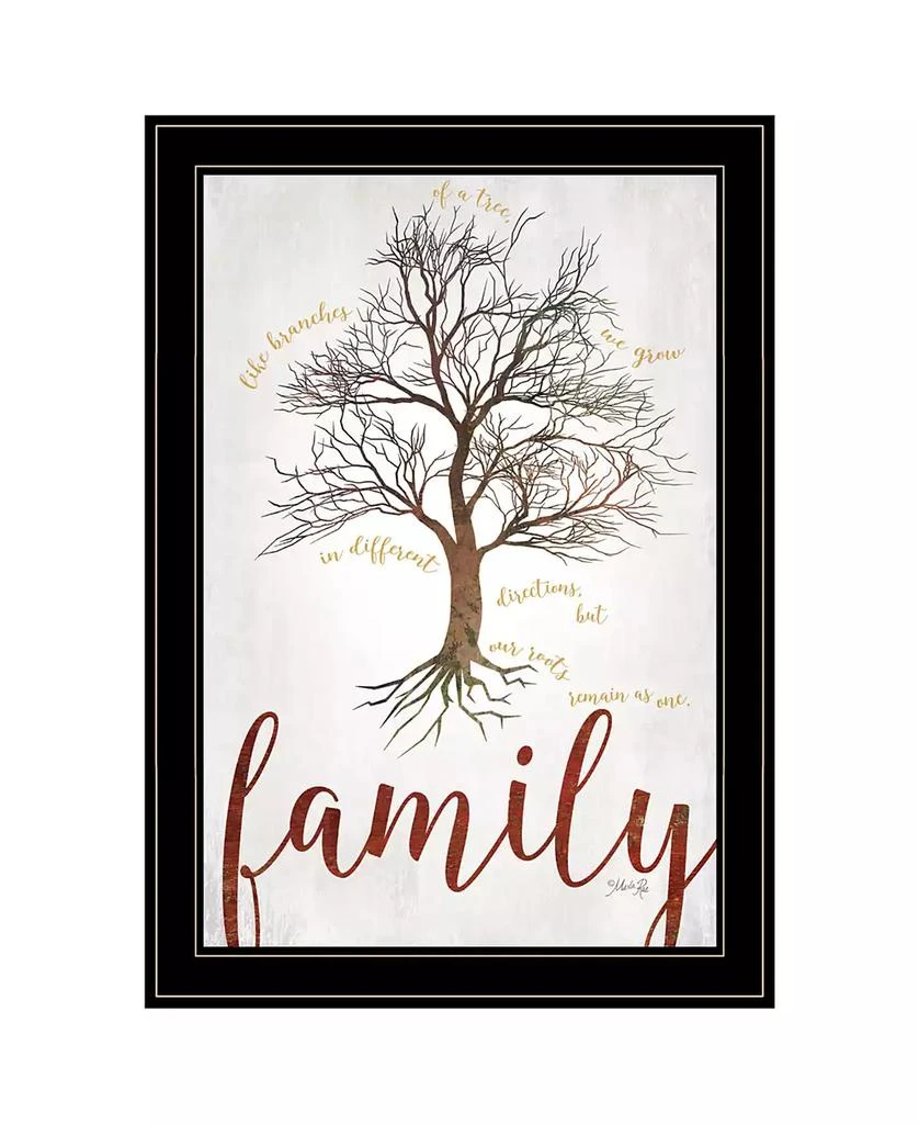 商品Trendy Décor 4U|Family Tree by Marla Rae, Ready to hang Framed print, Black Frame, 15" x 21",价格¥719,第1张图片