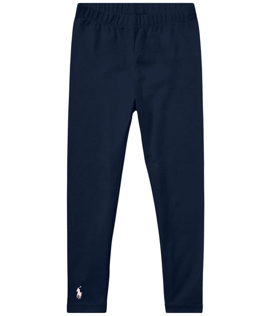 商品Ralph Lauren|Stretch Cotton Legging (Little Kids),价格¥262,第1张图片