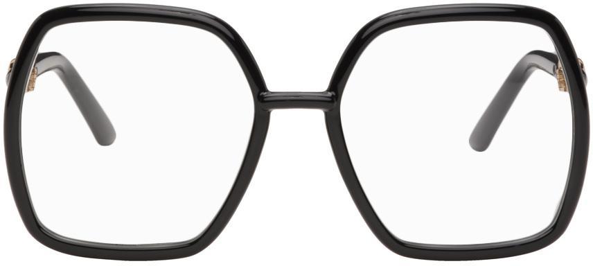 商品Gucci|女式 黑色马衔扣方框眼镜,价格¥2175,第1张图片