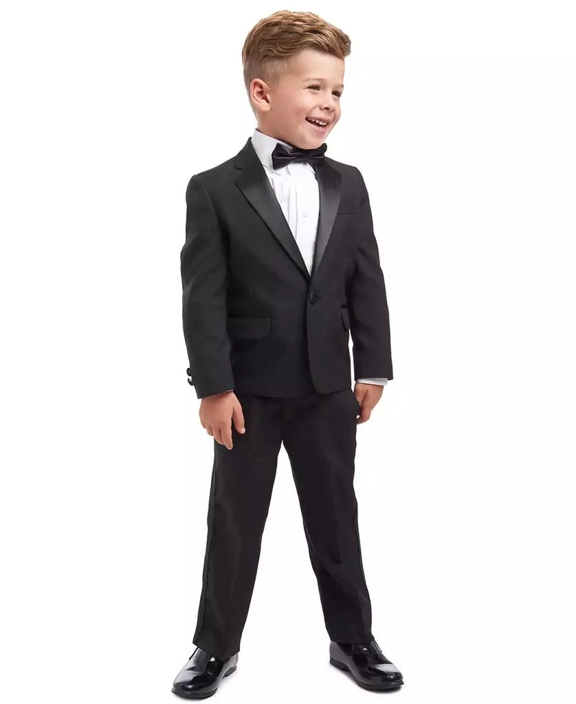 4-Piece Tuxedo Suit, Shirt & Bowtie, Toddler and Little Boys 商品