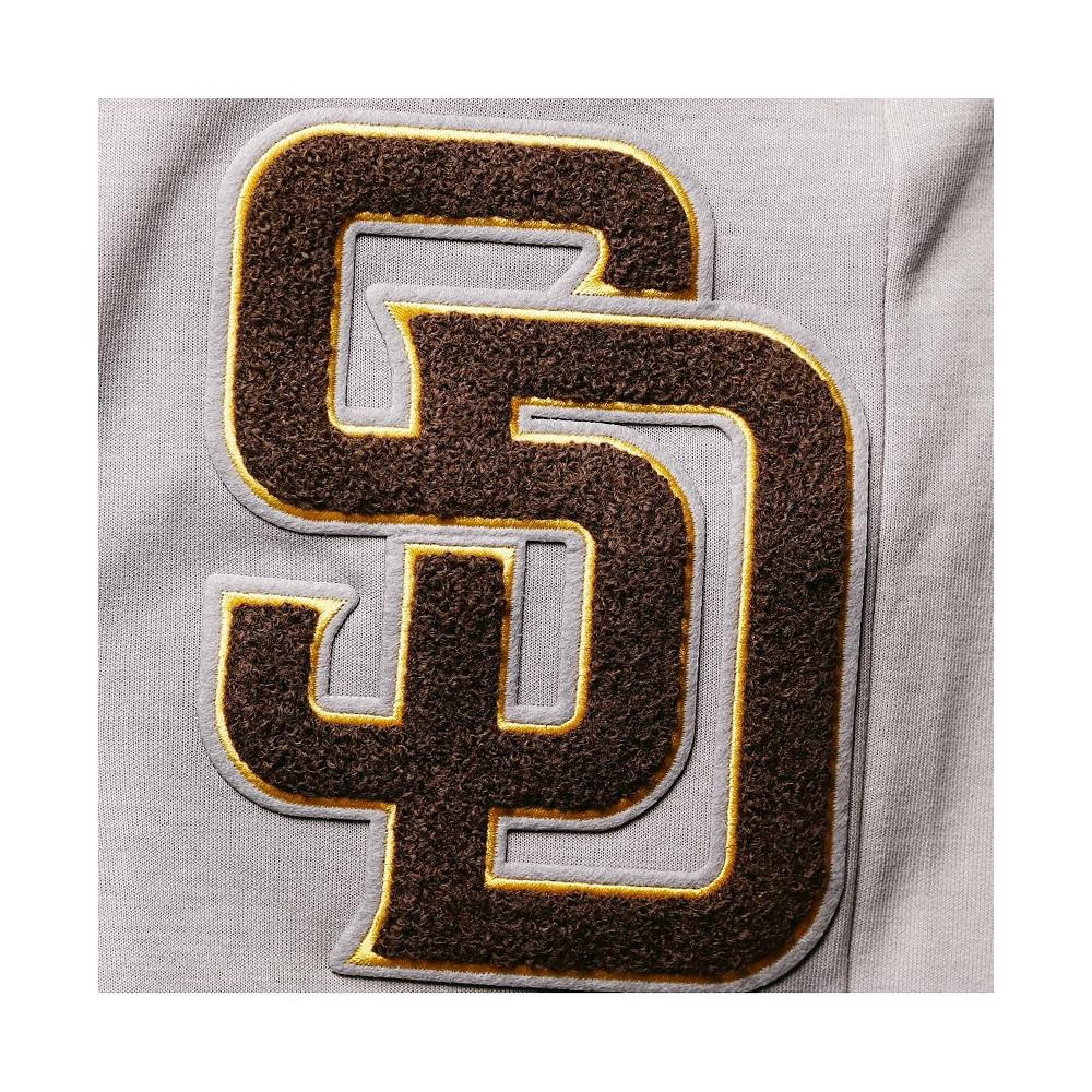 Men's Gray San Diego Padres Logo Jogger Pants商品第3张图片规格展示