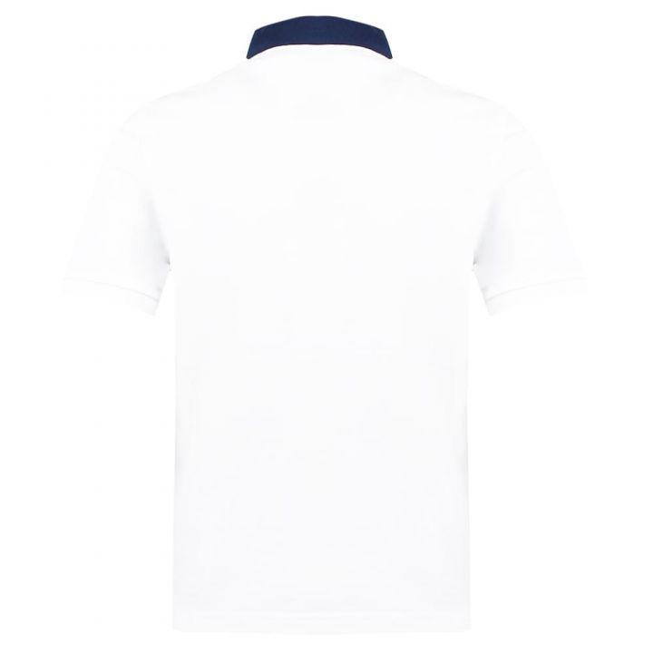 商品Lanvin|White Short Sleeve Polo Shirt,价格¥469,第5张图片详细描述