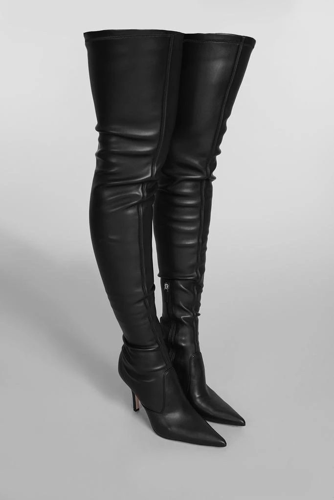 商品Paris Texas|Mama High Heels Boots In Black Leather,价格¥4314,第2张图片详细描述