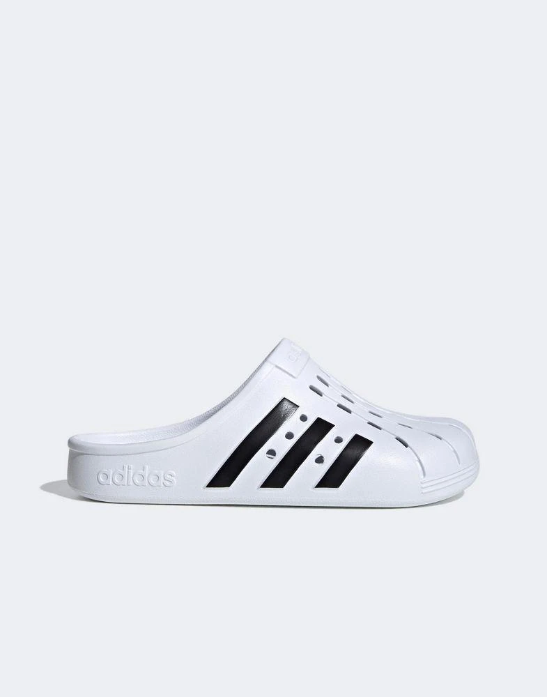 商品Adidas|adidas Originals Adilette clogs in white,价格¥421,第1张图片