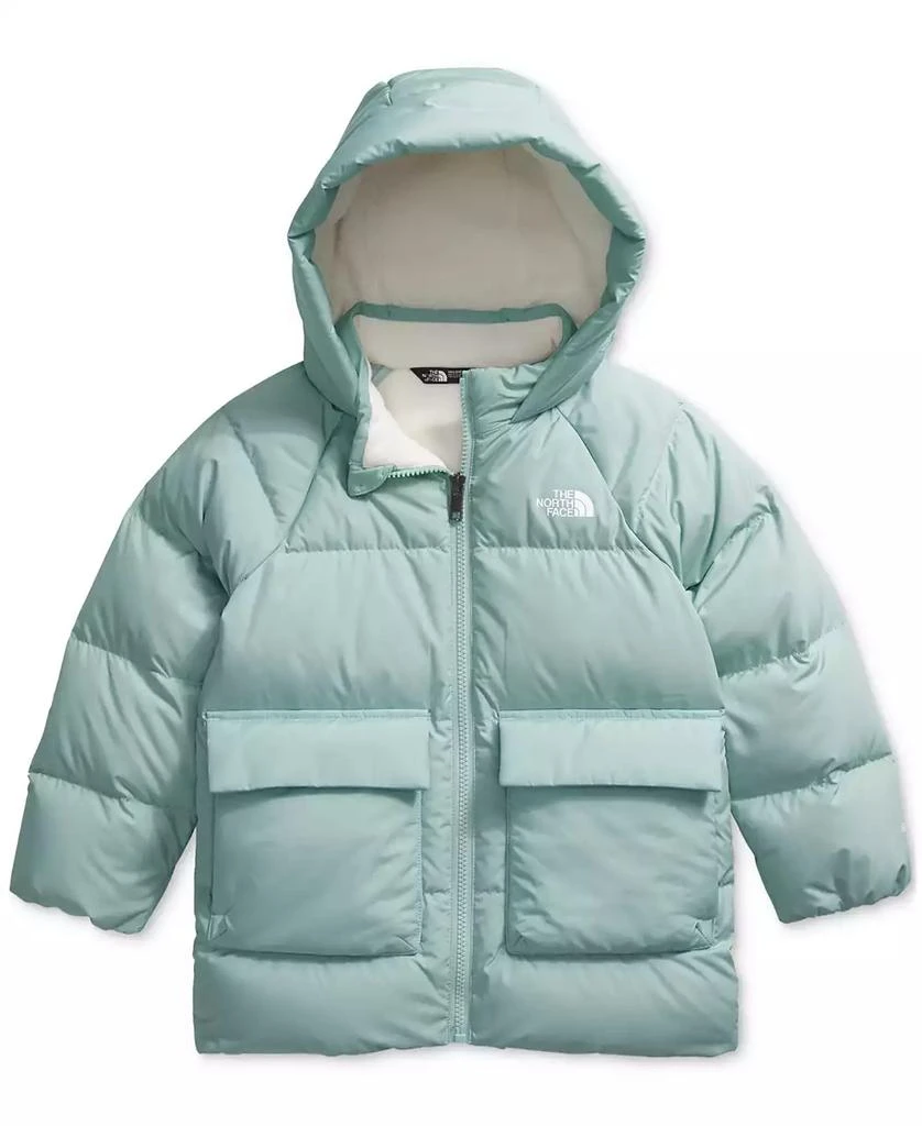 商品The North Face|Toddler & Little Girls North Quilted Fleece-Lined Full-Zip Hooded Down Parka,价格¥973,第4张图片详细描述