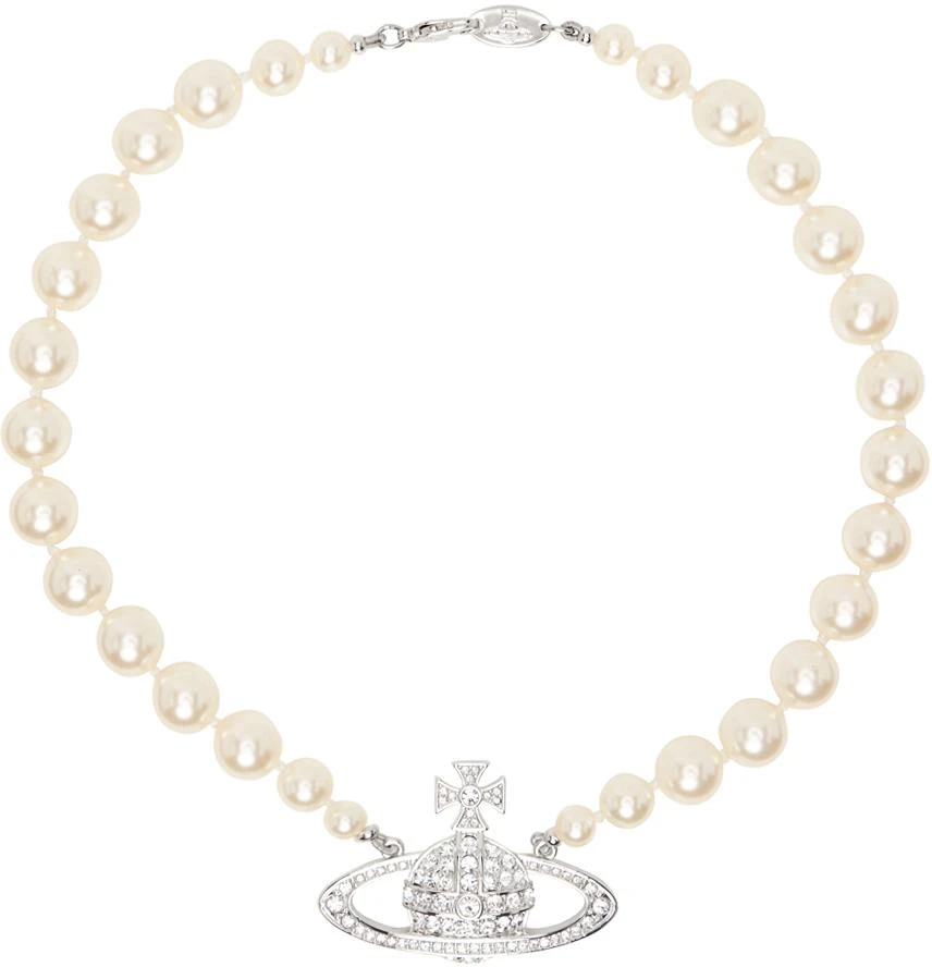 商品Vivienne Westwood|Pearl Bas Relief Choker,价格¥1834,第1张图片