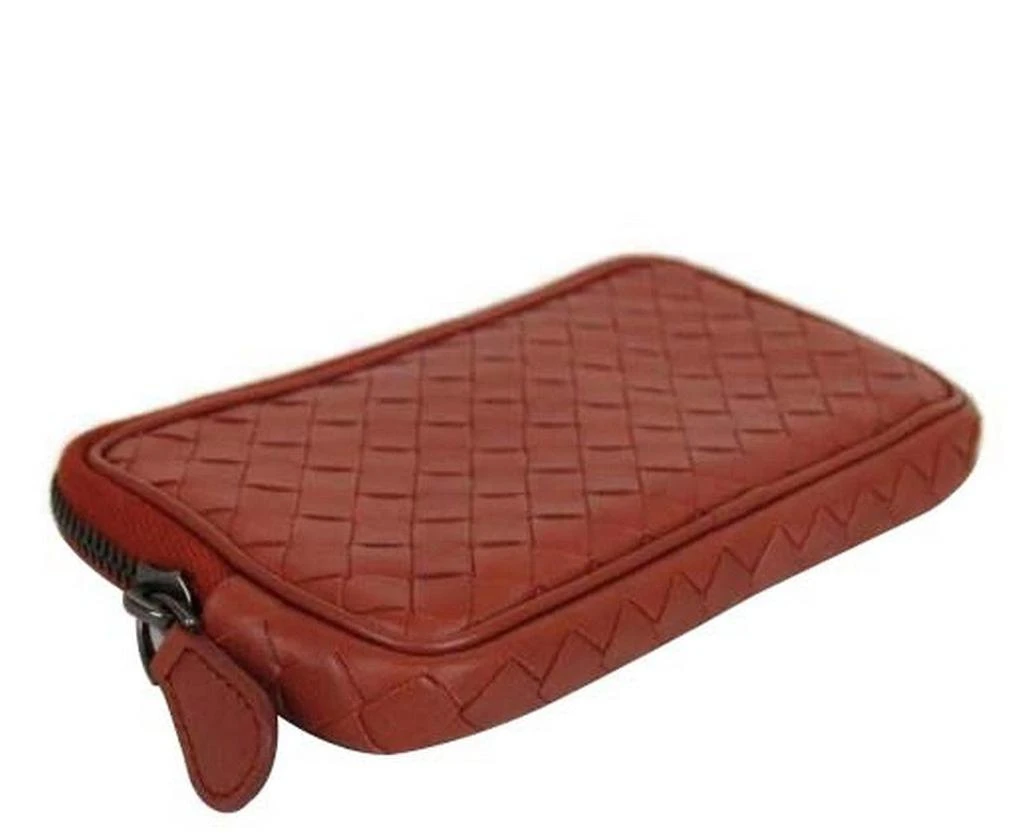 商品Bottega Veneta|Bottega Veneta Unisex Smartphone Case Rust Woven Leather Coin Purse,价格¥3053,第3张图片详细描述