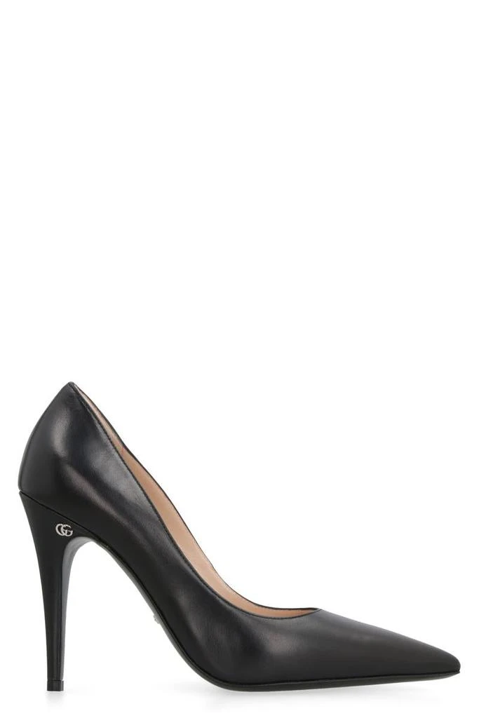 商品Gucci|GUCCI LEATHER POINTY-TOE PUMPS,价格¥4650,第1张图片