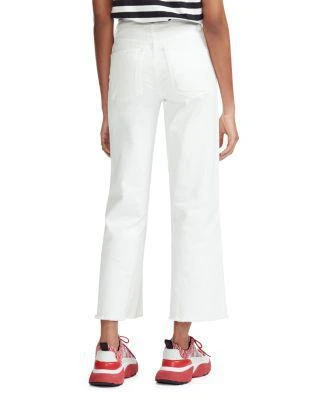 商品Maje|Pamier High Rise Ankle Jeans in White,价格¥983,第2张图片详细描述