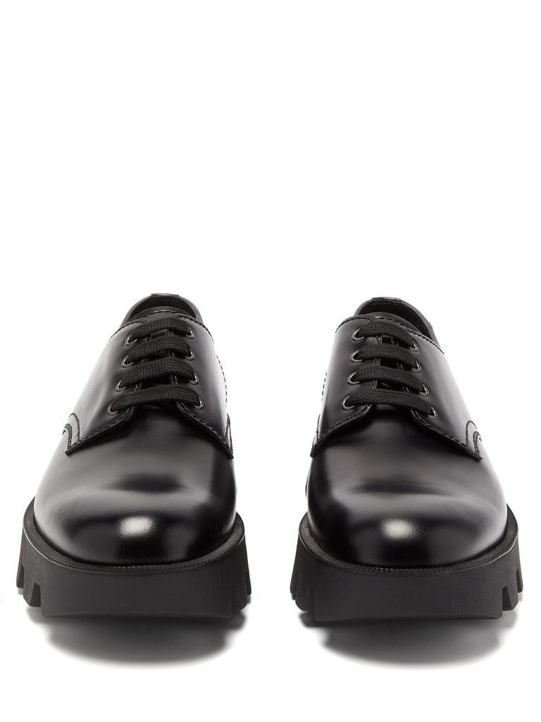 商品Prada|Exaggerated-sole leather Derby shoes,价格¥5046,第7张图片详细描述