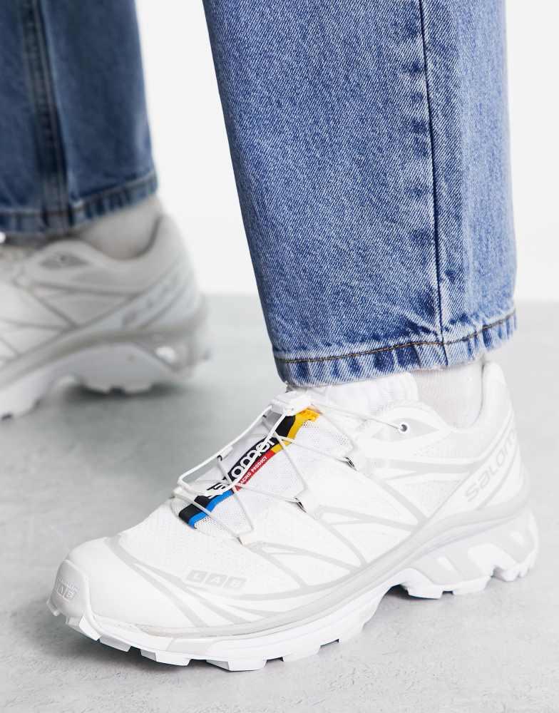靴 Salomon XT-6 White & Lunar Rock 27.5 7fe0fc55-707a-3474-befd-