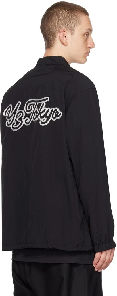 商品Y-3|Black Embroidered Coach Jacket,价格¥1456,第3张图片详细描述