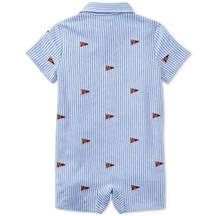 商品Ralph Lauren|Ralph Lauren Graphic Cotton Romper, Baby Boys,价格¥220,第2张图片详细描述