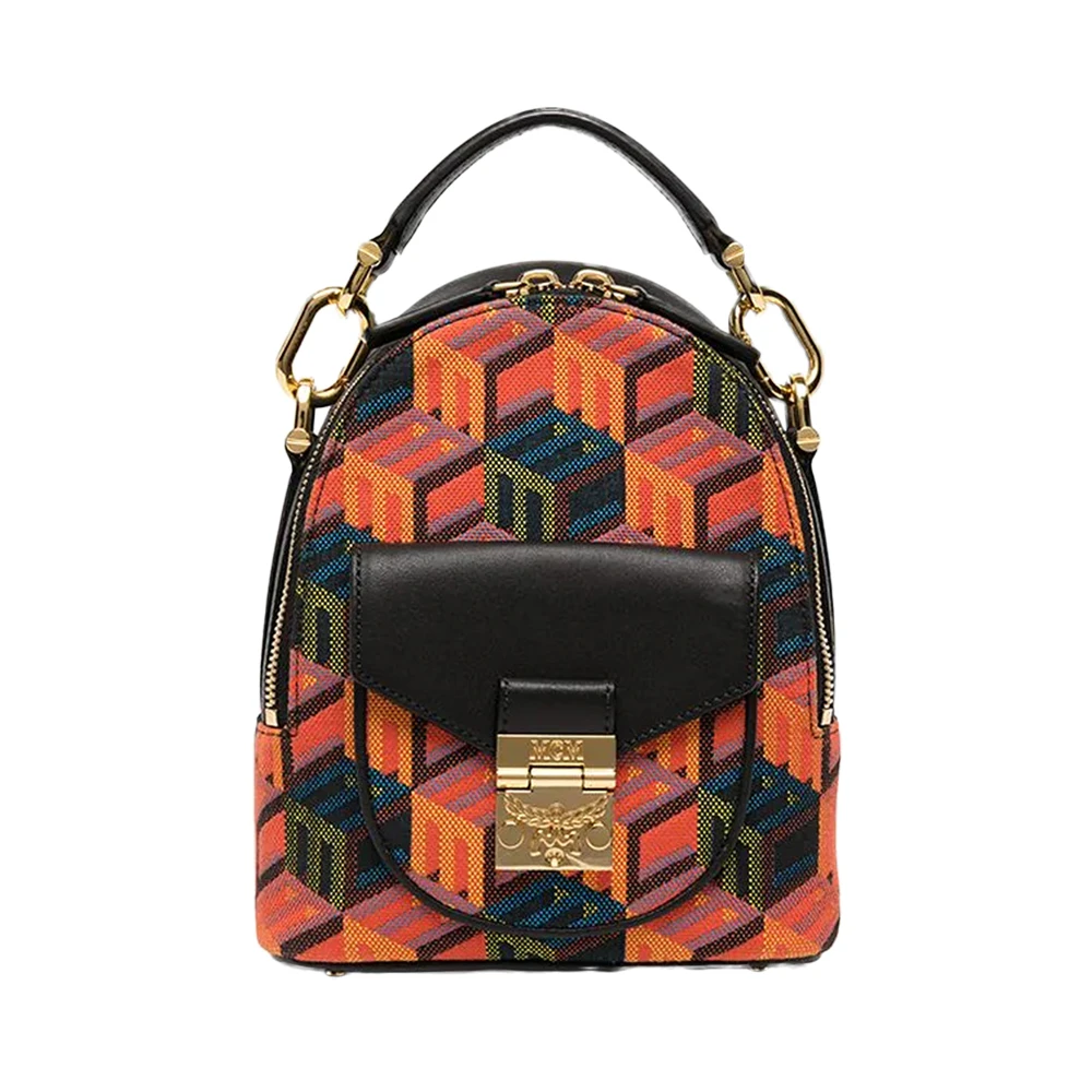 商品[国内直发] MCM|MCM 印花女士双肩包 MWKCSCK01MT,价格¥5167,第1张图片