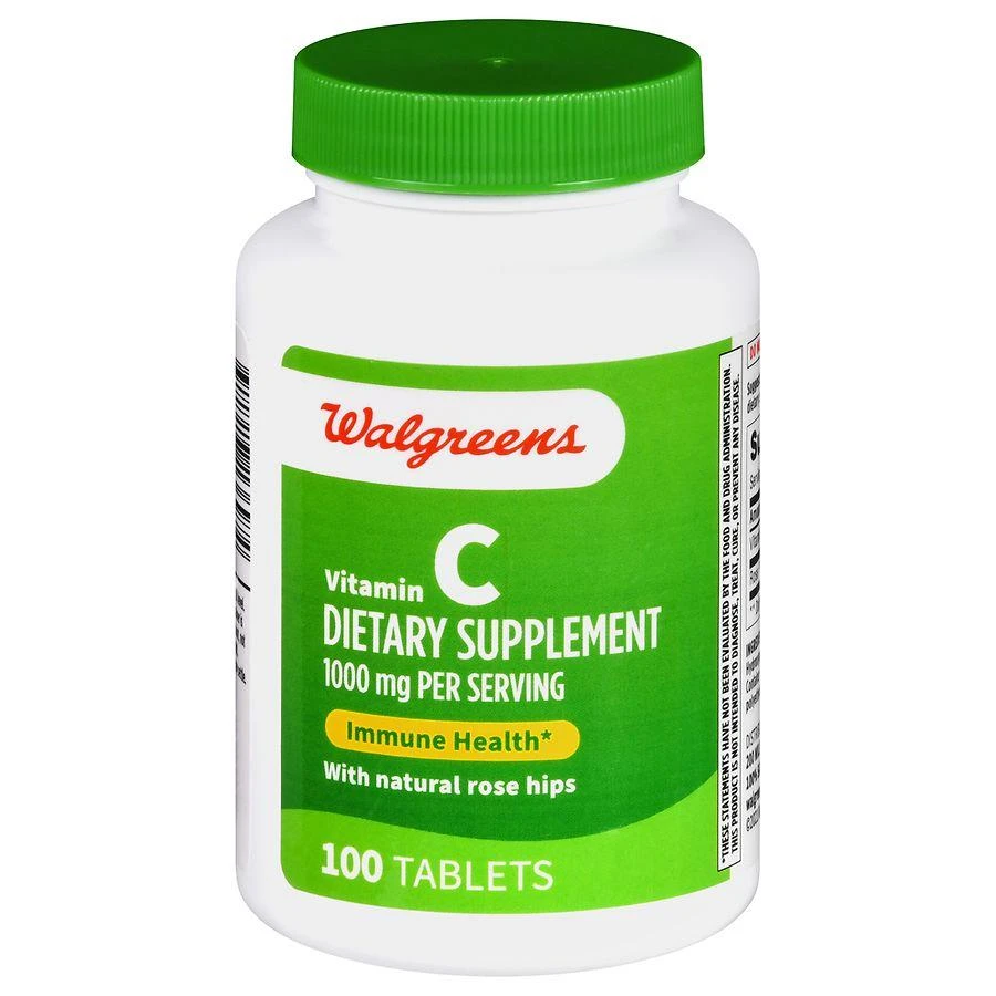 商品Walgreens|Vitamin C 1000 mg Tablets (100 days),价格¥126,第1张图片