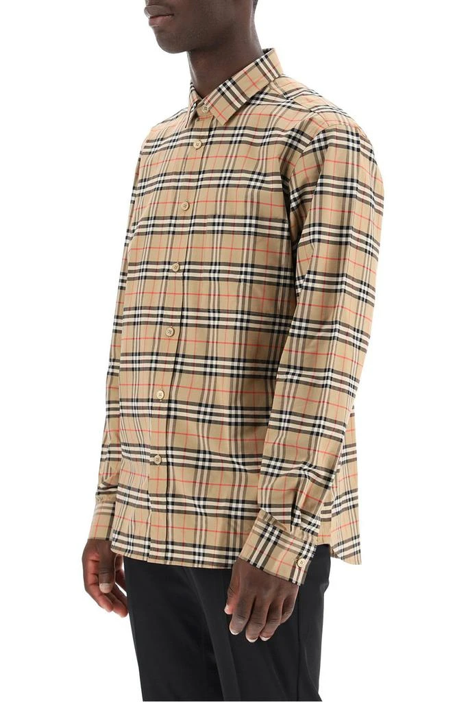 商品Burberry|Burberry Checked Long-Sleeved Shirt,价格¥2839,第4张图片详细描述