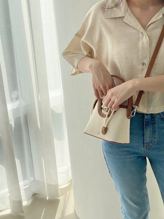 商品ALICE MARTHA|Ivy Canvas Bag_5 colors,价格¥625,第4张图片详细描述