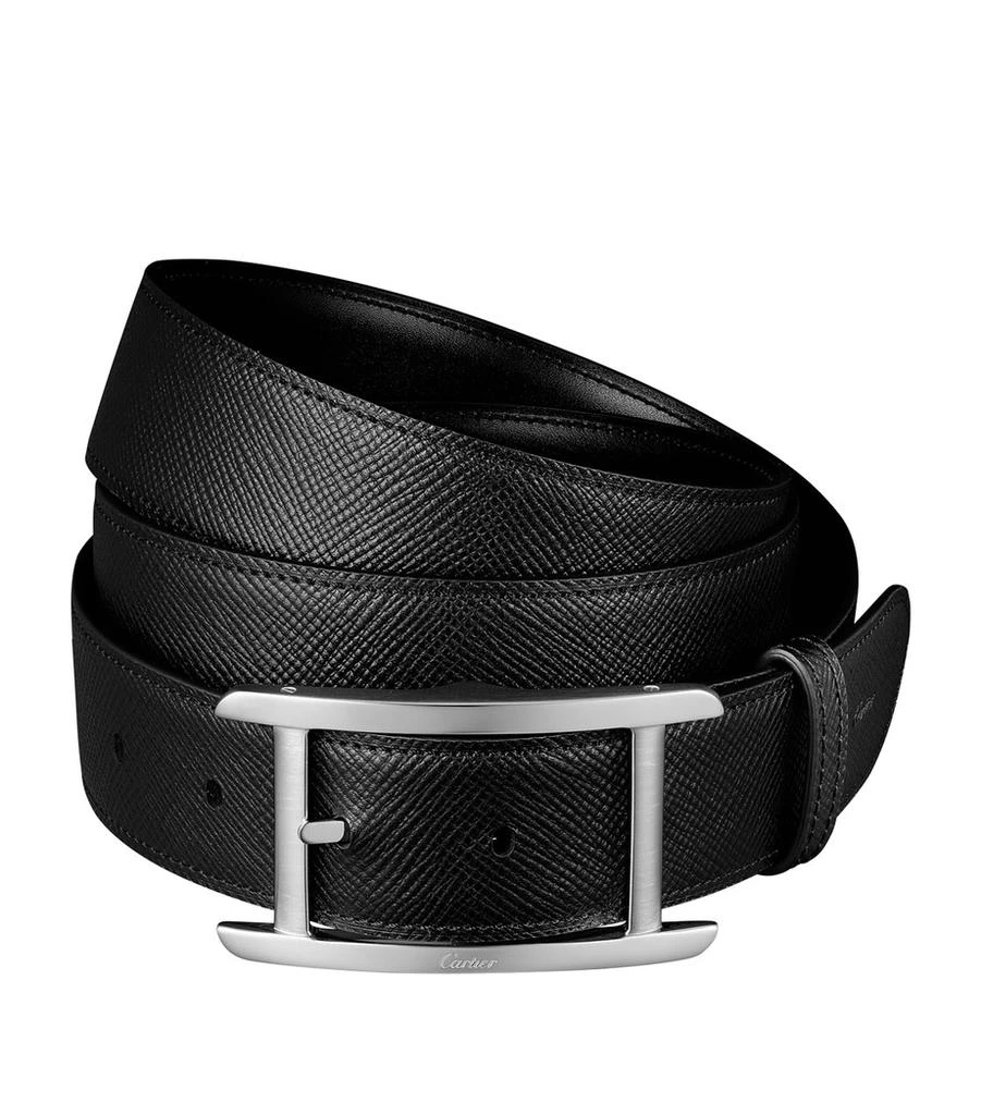 商品Cartier|Leather Tank de Cartier Reversible Belt,价格¥5474,第1张图片
