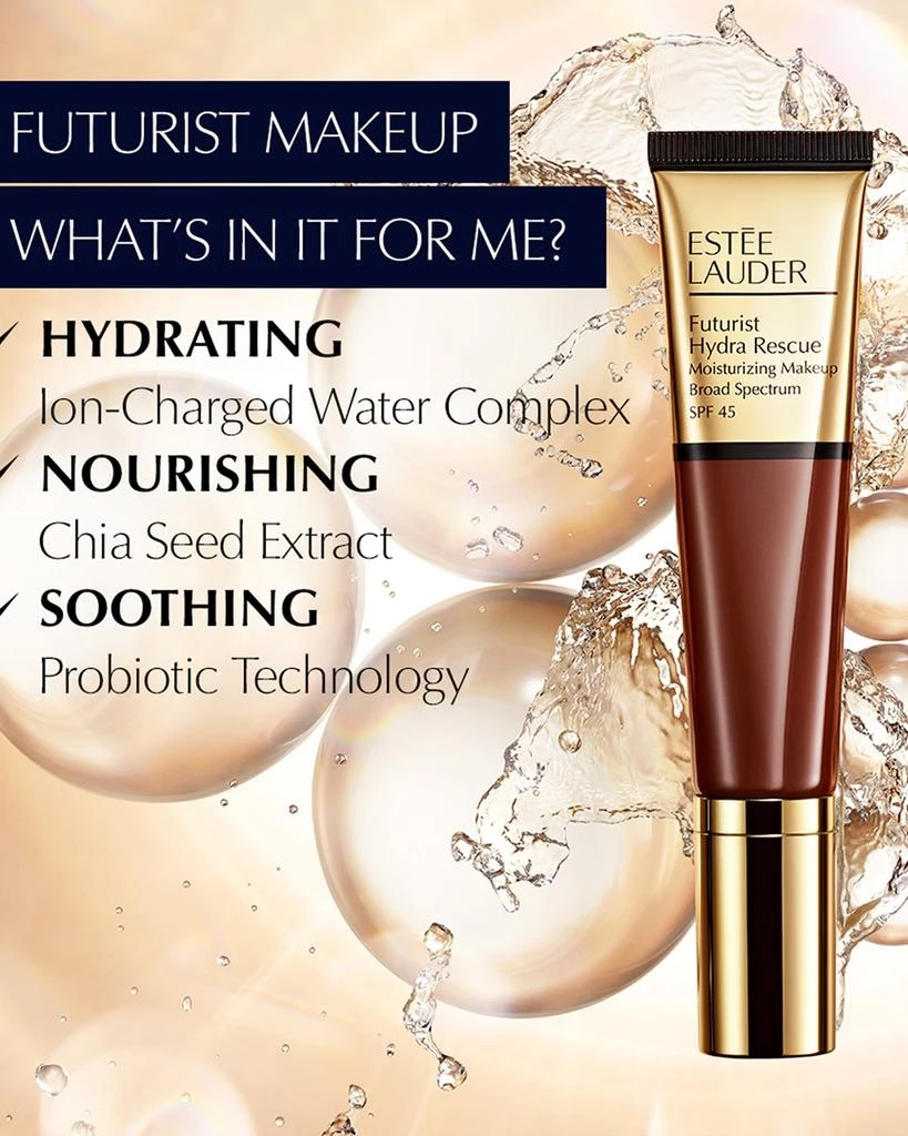 商品Estée Lauder|Futurist Hydra Rescue Moisturizing Foundation SPF 45,价格¥432,第3张图片详细描述
