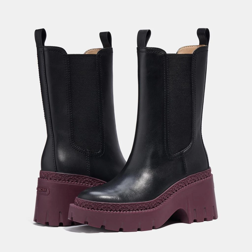 商品Coach|Alexa Leather Heeled Chelsea Boots,价格¥1549,第2张图片详细描述