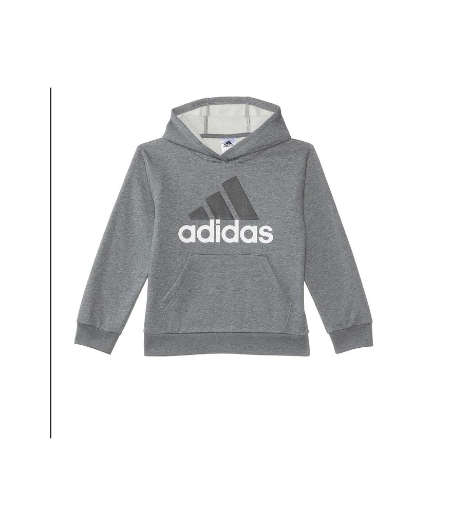 商品Adidas|Essential Heather Fleece Hooded Pullover (Big Kids),价格¥224,第1张图片