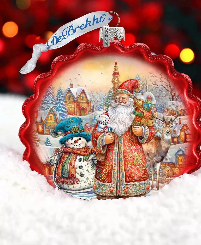 商品Designocracy|Merry Christmas Wreath Mercury Glass Christmas Ornaments G. DeBrekht,价格¥720,第4张图片详细描述