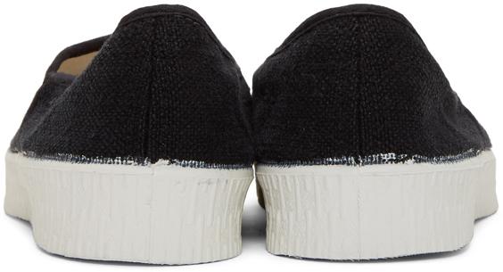 Black Special V Slip-On Sneakers商品第4张图片规格展示