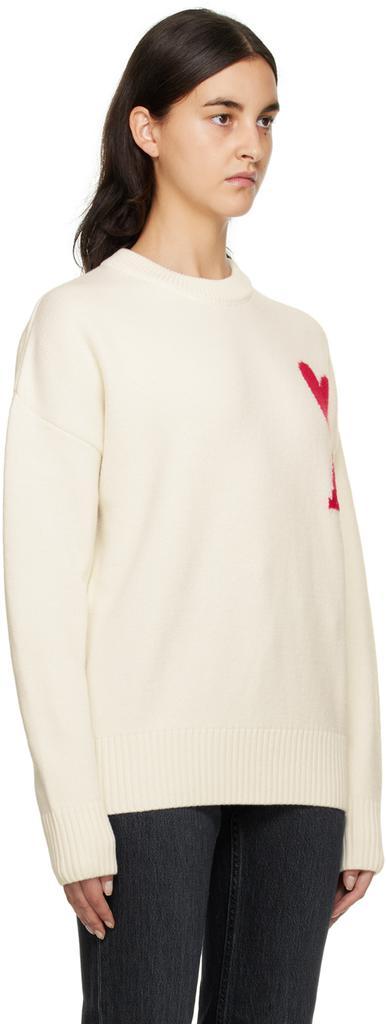 商品AMI|Off-White Ami De Cœur Sweater,价格¥3957,第4张图片详细描述