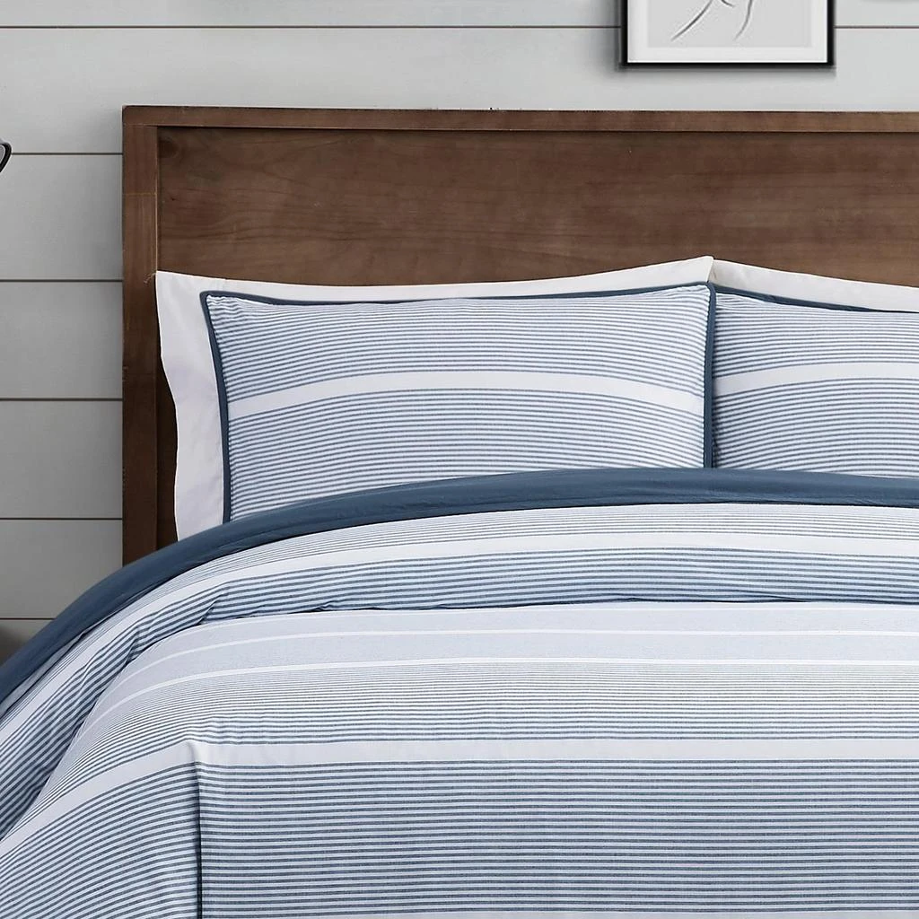 商品Brooklyn Loom|Niari Yarn Dye Stripe Comforter Set,价格¥605,第4张图片详细描述
