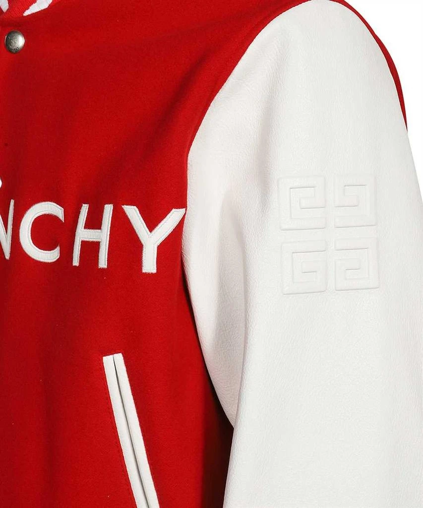商品Givenchy|Givenchy varsity wool grained leather jacket,价格¥37004,第3张图片详细描述