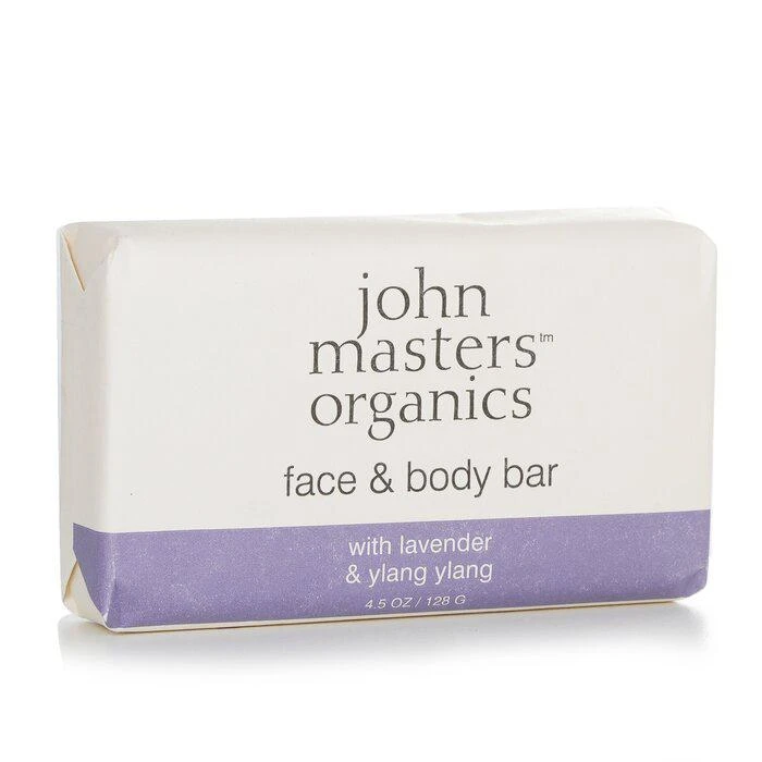 商品John Masters Organics|John Masters Organics 依兰薰衣草面部及身体清洁皂 128g/4.5oz,价格¥75,第2张图片详细描述