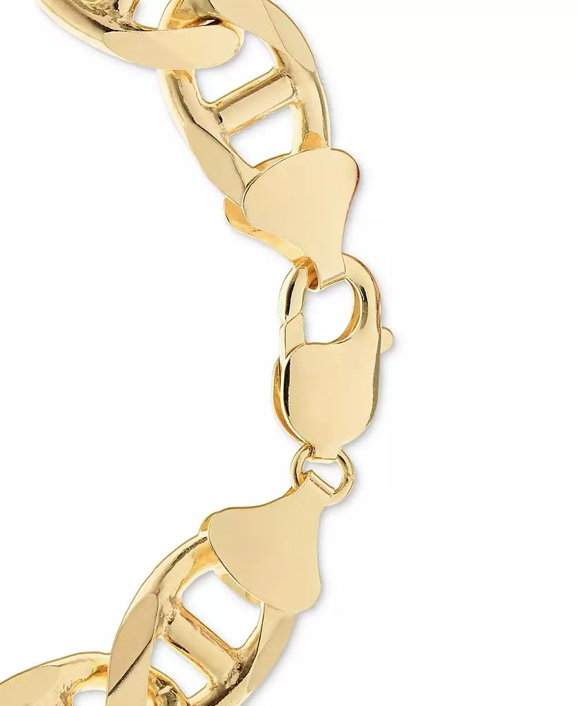 商品Macy's|Men's Mariner Link Chain Bracelet (13.5mm) in 14k Gold-Plated Sterling Silver,价格¥2691,第5张图片详细描述