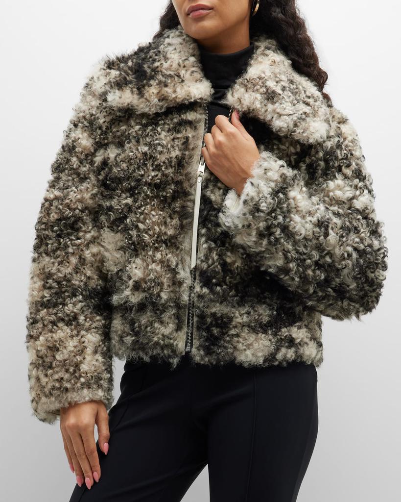 Callie Reversible Shearling Jacket商品第6张图片规格展示