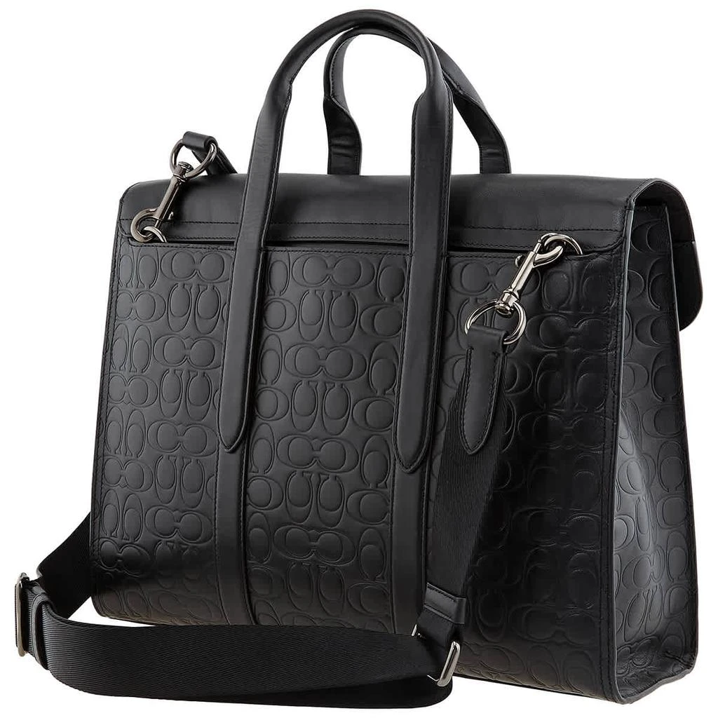 商品Coach|Coach Signature Canvas Metropolitan Business Case - Black,价格¥2369,第3张图片详细描述