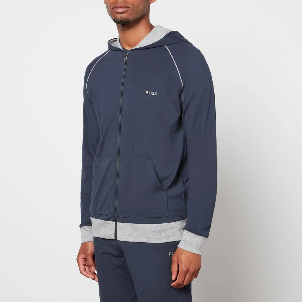 商品Hugo Boss|BOSS Bodywear Men's Mix&Match Hooded Jacket - Dark Blue,价格¥341,第1张图片