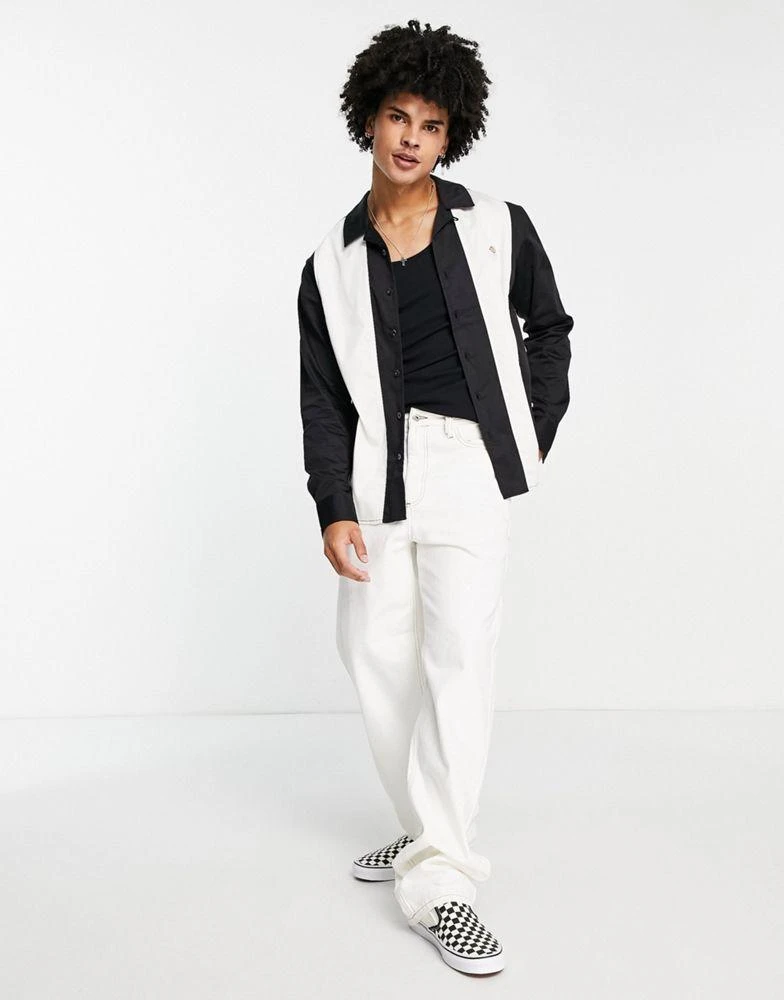 商品DICKIES|Dickies Westover shirt in white/black ,价格¥276,第2张图片详细描述