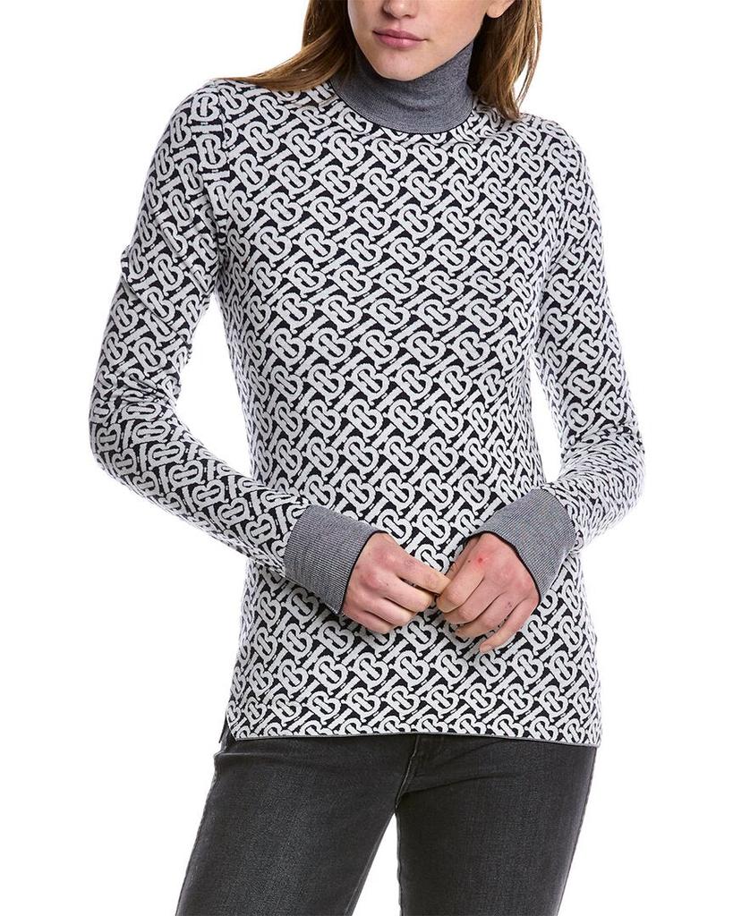Burberry Monogram Turtleneck Sweater商品第1张图片规格展示
