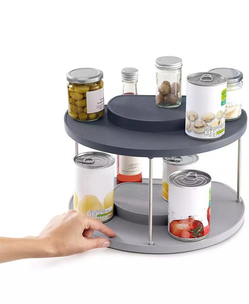 商品Joseph Joseph|CupboardStore™ 2-Tier Rotating Organizer,价格¥178,第3张图片详细描述