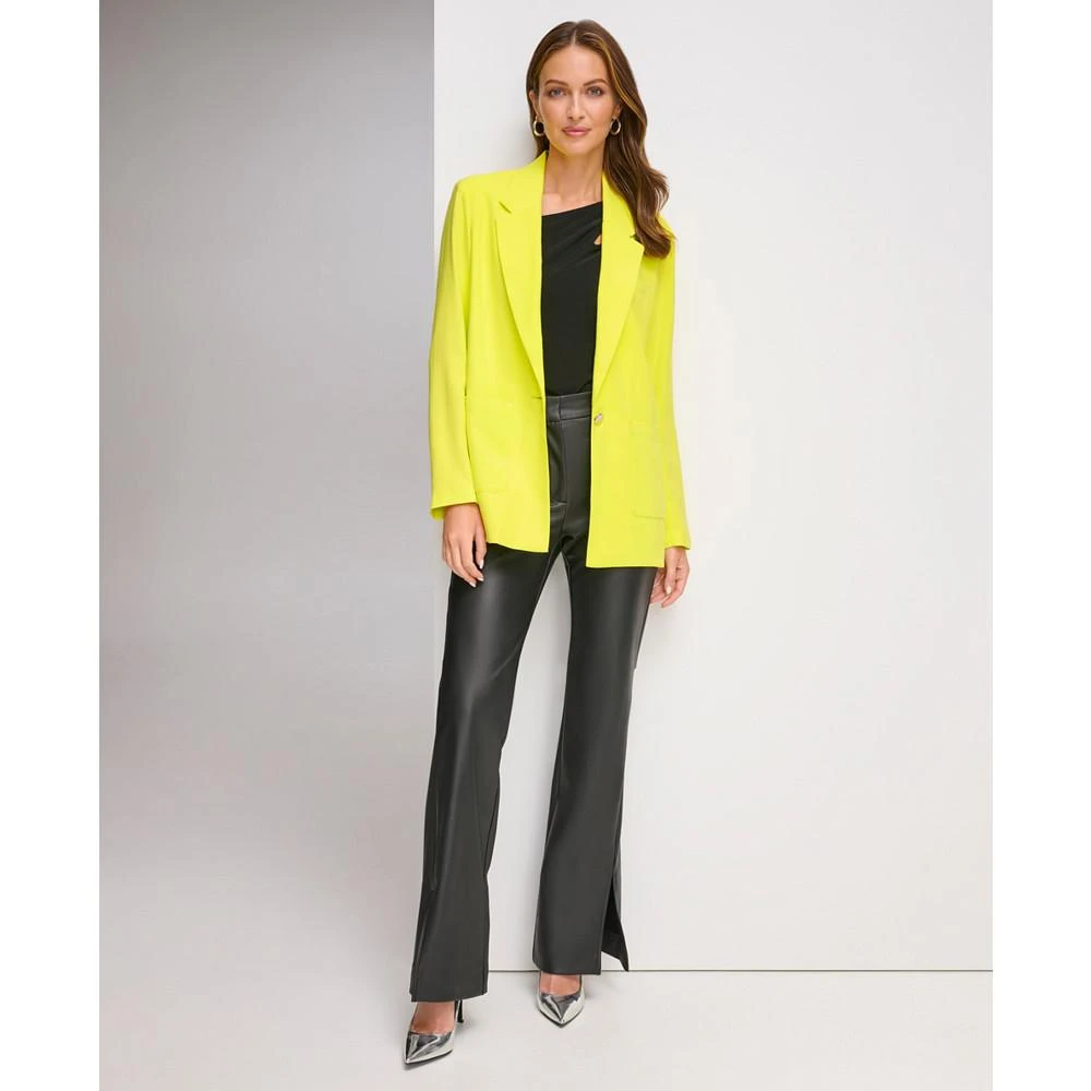 商品DKNY|Women's Patch Pocket One-Button Blazer,价格¥1239,第1张图片