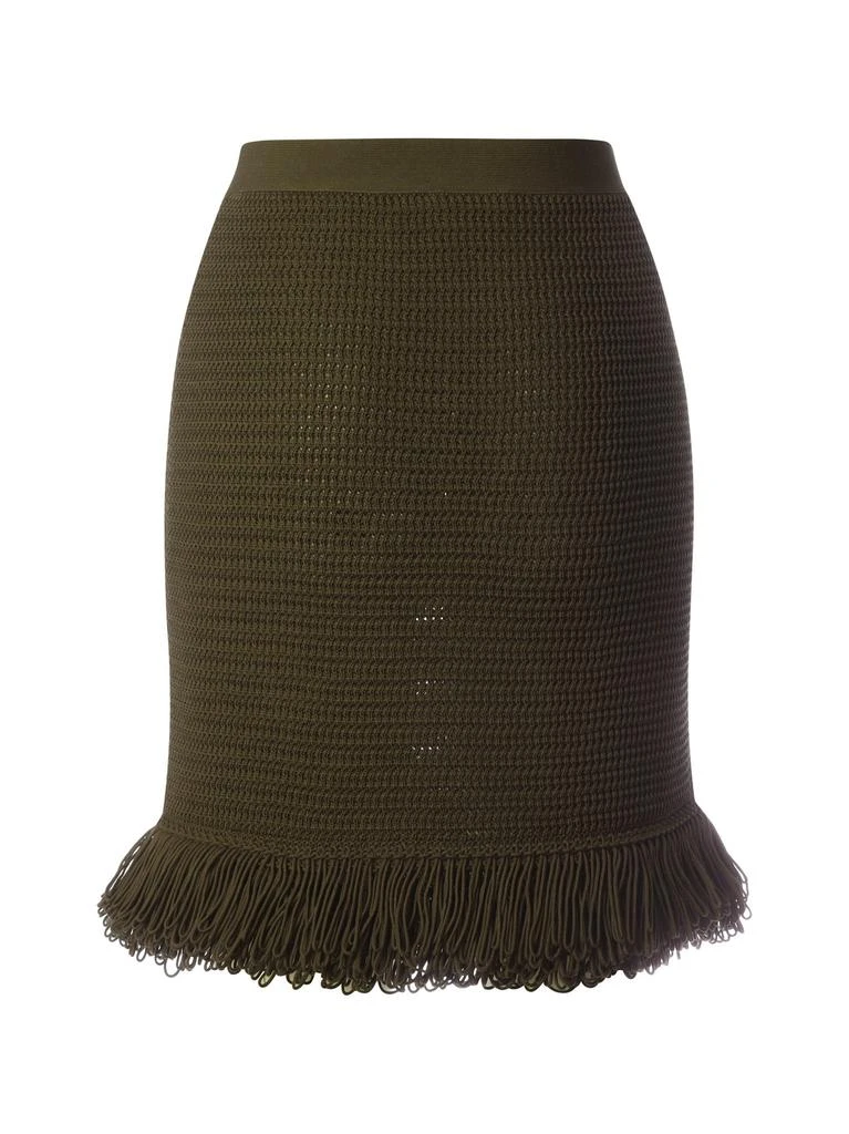 商品Bottega Veneta|Bottega Veneta Knitted Fringed Mini Skirt,价格¥3214,第2张图片详细描述